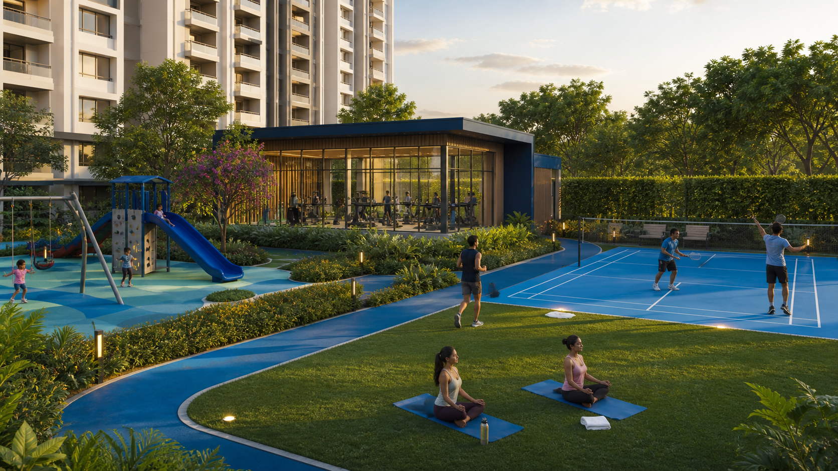 Sports, Wellness And Family Amenities At Adarsh Welkin Park Phase 2